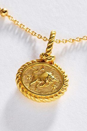 Awe Inspired Zodiac Gemstone Pendant Necklace