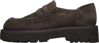 Pantanetti Schoenen, Dames, Bruin, 37 1/2 EU, Suède, Platte schoenen Bruin