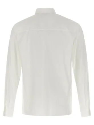 Ferragamo Stretch Cotton Poplin Shirt - Ivory