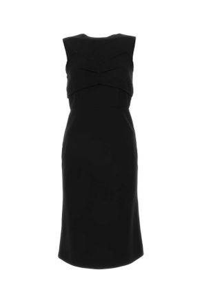 Sportmax Sportmax Black Stretch Polyester Mirto Dress