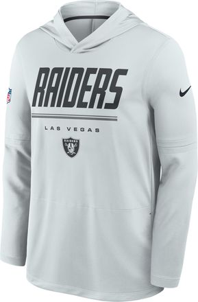 Nike Las Vegas Raiders Sideline Nike Mens Dri-FIT NFL Long-Sleeve Hooded Top in Purple | 03B90GWX8D-TG4