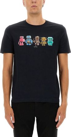 Paul Smith Robot Print T-Shirt-Uomo