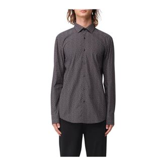HUGO BOSS Hugo, Casual Shirts, male, Multicolor, Size: S Classic Dress Shirt for Men