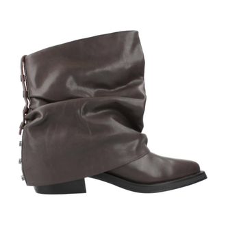 Ash Cowboy Boots, female, Brown, Size: 10 US Loren Ankle Boots