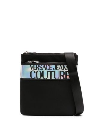 Versace Jeans Couture Borsa messenger con logo - Nero