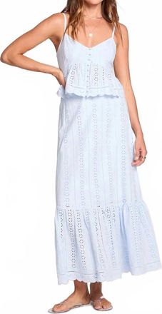 Saltwater Luxe Tatumn Maxi Skirt In Sky Blue