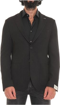 Paoloni Hombre, Chaquetas, Negro, Talla: L