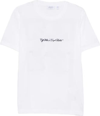 Off-white Script Arrow Short Sleeve Slim T-Shirt