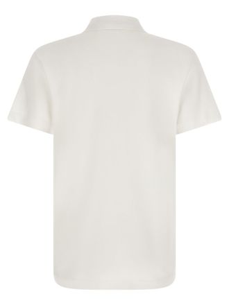 Versace Mens White Cotton Polo Shirt