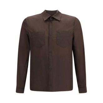 Herno Shacket - male - Herno - Casual Shirts - Brown - XL - Shirts