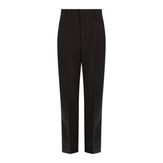 Versace Pantaloni Formali Lana-Mohair Vestibilit&agrave; Regolare - - Trousers - Uomo - Marrone - XL