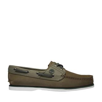 Timberland Klassieke Heren Bootschoen Donkergroen Leren Bovenwerk - Heren - Bootschoenen - Groen - 44 EU - Leer - Schoenen