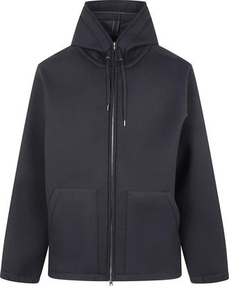 Herno Belt Pockets Short Jacket - Heren - Vesten met rits - Zwart - S - Hoodies & sweatvesten