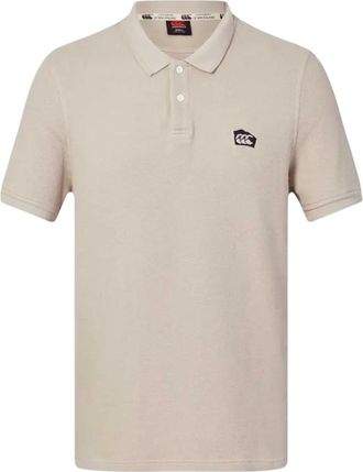 Canterbury Of New Zealand Mens Classic Polo Shirt (Silver) Cotton - Size X-Large