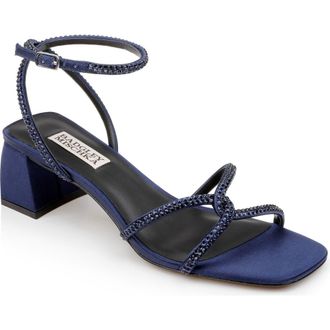 Badgley Mischka Brisa Ankle Strap Sandal in Midnght St at Nordstrom Rack, Size 7.5