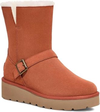 Koolaburra by UGG Womens Koolaburra by UGG Kelissa Short Boots Red Faux Fur Lined HTAT434