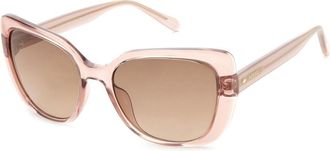 Fossil Brown Gradient Butterfly Ladies Sunglasses FOS 3143/S 02T3/HA 55