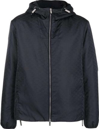 Emporio Armani Allover logo down jacket