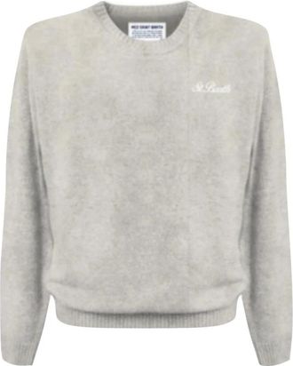 MC2 Saint Barth Stretch Heren Trui - Heren - Ronde hals truien - Grijs - XL - Truien & Vesten