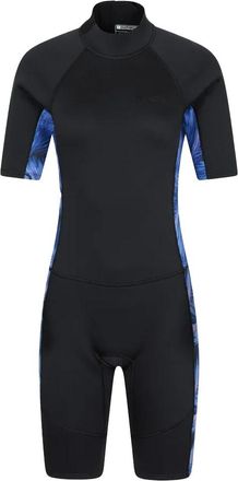 Mountain Warehouse Dames Korte Gedrukte Wetsuit (Paars)
