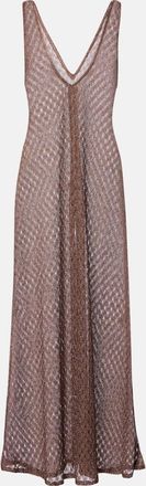 Missoni Abito lungo in maglia di lam&eacute;