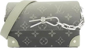Louis Vuitton Khaki Vert Coated Canvas Shoulder Bag (Pre-Owned)