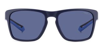 Polaroid PLD 7052/S Polarized FLL/7I Mens Sunglasses Blue Size 56