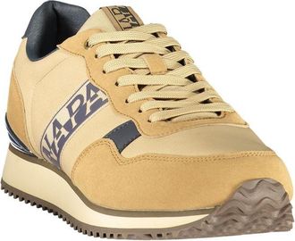Napapijri Logo-Striped Sneaker - Beige