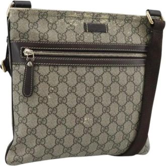 Gucci Borsa a tracolla in tela GG Pre-owned - - Pre-owned - Donna - Marrone - ONE SIZE