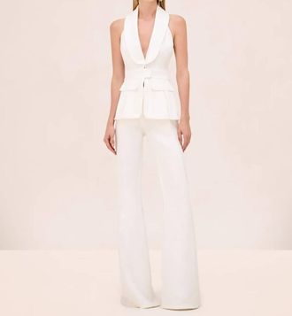 Alexis Samwell Straight-Leg Pant In Blanc