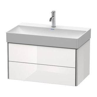 Duravit Duravit Xsquare Mueble De Pared 78.4x46.0 Cm, 2 Cajones, Para Lavabo Durasquare 235380, Color (frente/cuerpo): Albaricoque Perla Seda Laca Mate - Xs41