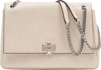 Tory Burch Charlie Shoulder Bag Beige