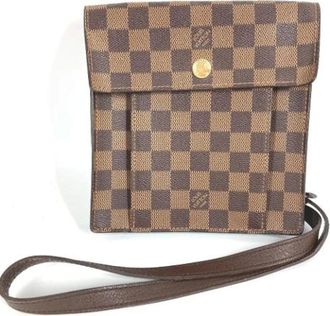 Louis Vuitton Pre-owned Damier Canvas Pochette - - Pre-owned - Donna - Marrone - ONE SIZE