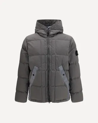 Stone Island Nylon Metal hooded Puffer Jacket Male XL