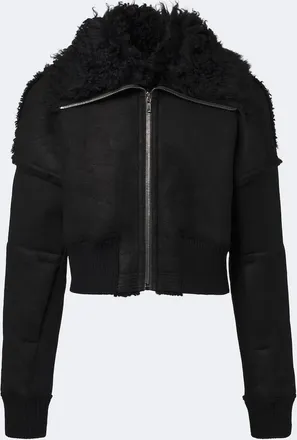 Rick Owens Giacca cropped Flight in pelle
