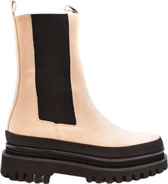 Paloma Barcel&oacute; Boots - Dames - Chelseaboots - Beige - 39 EU - Schoenen