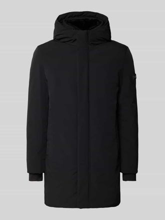 Cinque Parkamantel mit Kapuze Modell Dawson in Black, Gr&ouml;&szlig;e L