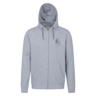 Mountain Warehouse Heren Spirit Of Adventure Volledige Zip Hoodie (Grijs)