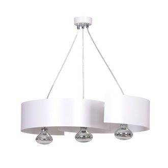 Wonderlamp L&aacute;mpara colgante con 3 puntos de luz y altura regulable blanco
