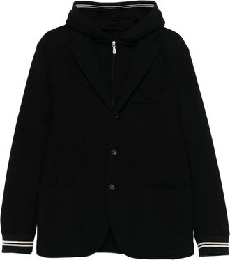 Eleventy Jacket With Bib Black