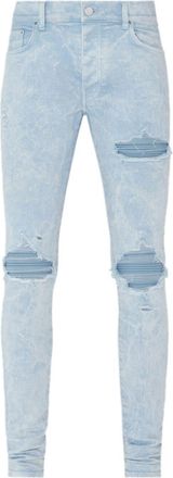 Amiri MX1 mineral-wash skinny jeans - men - Elastane/Polyester/Cotton - 32 - Blue