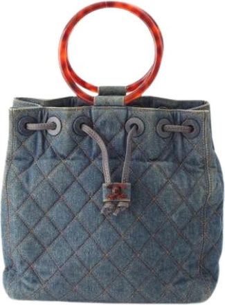 Chanel Pre-owned Bolso Cubo Acolchado - Pre-owned - Mujer - Azul - ONE SIZE