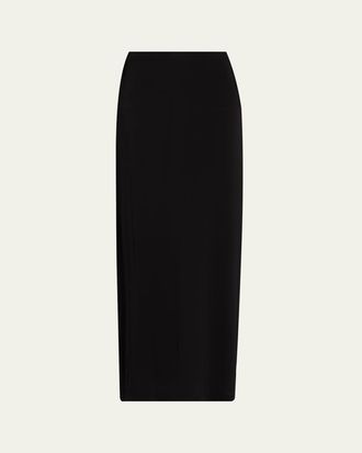 House of Dagmar Jersey Column Skirt