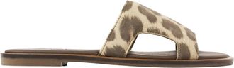 VIA VAI Vita Nola Slippers - Dames - Sandalen - Bruin - 39 EU - Leer - Schoenen