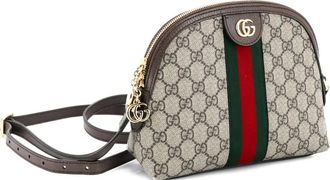 Gucci Borsa a spalla Ophidia Dome GG - Marrone