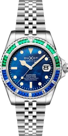 Duxot Atlantica 40 Rainbow Automatic Blue Dial Mens Watch DX-2077-44