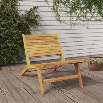 vidaXL Vidaxl - Silla De Jard&iacute;n De Madera Maciza De Teca