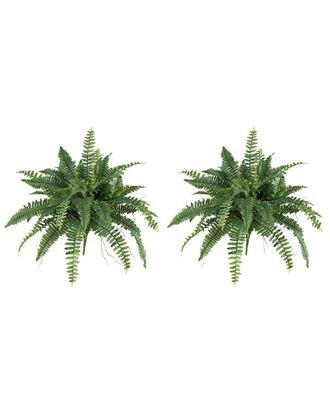 Nearly Natural Set Of Two 40In Boston Ferns