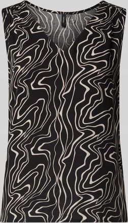Vero Moda Loose Fit Top aus reiner Viskose Modell EASY JOY in Black, Gr&ouml;&szlig;e XS