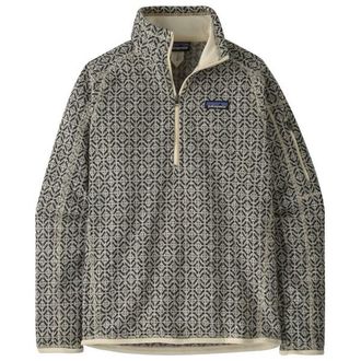 Patagonia Better Sweater 1/4 Zip Fleecepullover f&uuml;r Damen | grau